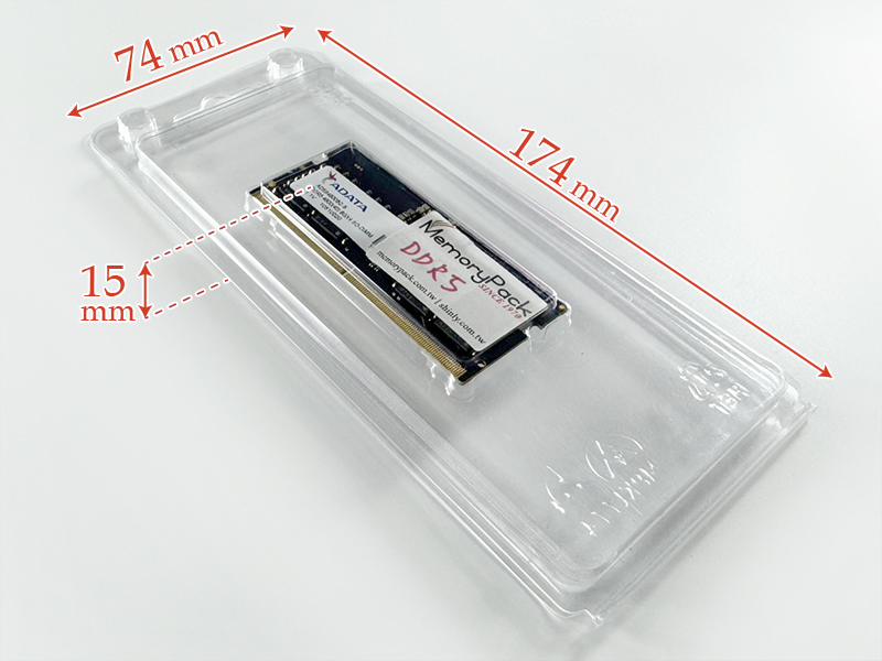 ddr sodimm memory ram plastic box clamshell packaging mpk1774